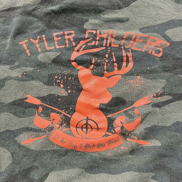 Rare Tyler Childers Born Again Camo Hoodie Official No Size Tag See Measurments - Picture 7 of 9